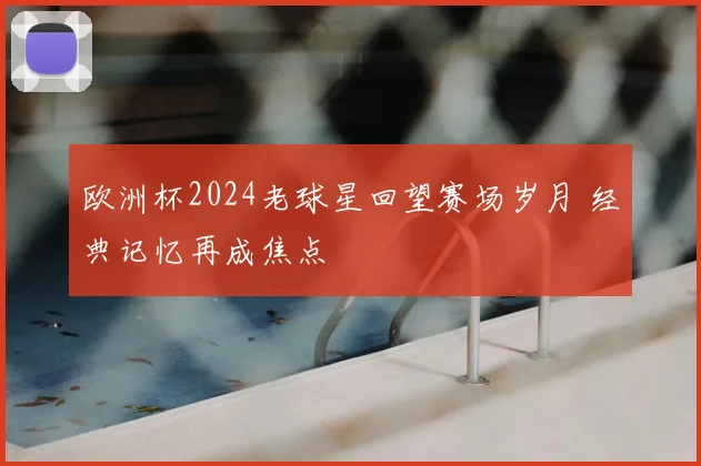 欧洲杯2024老球星回望赛场岁月 经典记忆再成焦点