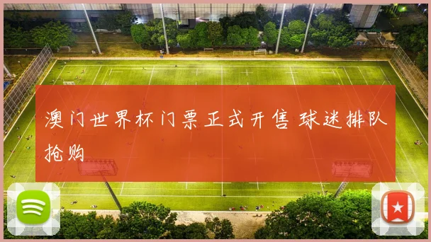 澳门世界杯门票正式开售 球迷排队抢购