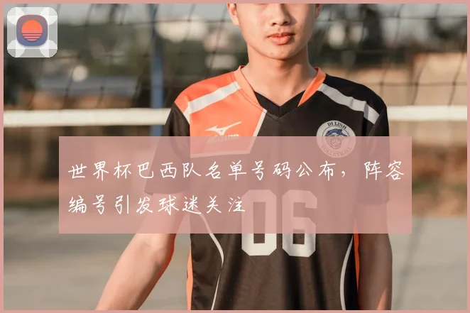 世界杯巴西队名单号码公布,阵容编号引发球迷关注